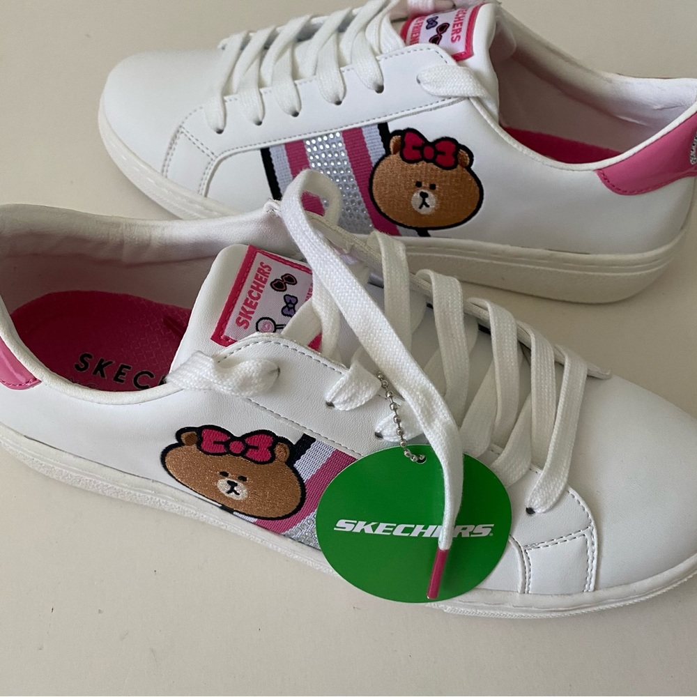 Brand New Skechers Line Friends Choco Shoes Size 8.5